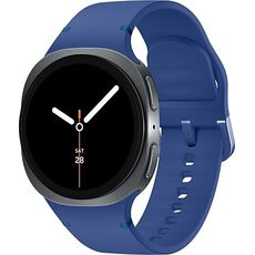 Galaxy Watch8 | 40 мм | Graphite | Sport/Blue | S/M, Размер: 40 мм, Цвет: Graphite, Тип ремешка: Sport, Цвет ремешка: Blue, Размер ремешка: S/M, Подключение часов: Bluetooth / Wi-Fi